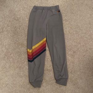 Aviator Nation sweatpants. Kids 12, girls. good condition. 2 tiny stains not bad